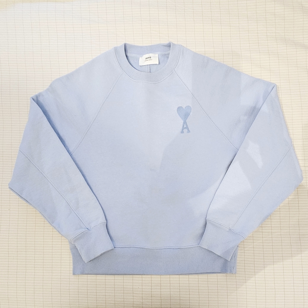 Ami Men's Light Blue Sweater